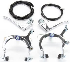 img 4 attached to 🚴 High-performance SUNLITE Side Pull Brakes - Steel, Silver (61-79mm Reach) - Pair