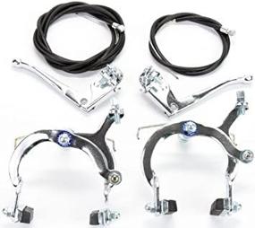 img 3 attached to 🚴 High-performance SUNLITE Side Pull Brakes - Steel, Silver (61-79mm Reach) - Pair