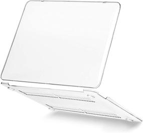 img 1 attached to 🔍 GMYLE MacBook Air 13 Inch Case 2020-2018: Crystal Clear Shell, Keyboard Cover, Privacy Slide, Screen Protector & More!