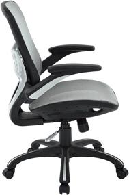 img 3 attached to 🪑 Office Star Grey Mesh Managers Chair with 2-to-1 Synchro, Lumbar Support, and Mesh Back & Seat