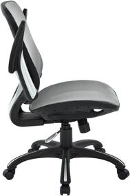 img 1 attached to 🪑 Office Star Grey Mesh Managers Chair with 2-to-1 Synchro, Lumbar Support, and Mesh Back & Seat