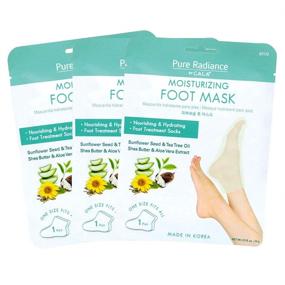 img 4 attached to 👣 Moisturizing Foot Masks by Pure Radiance CALA - 3 Pairs