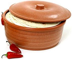 img 4 attached to 🌮 Brown Norpro Tortilla Pancake Keeper - Convenient, One-Size Solution