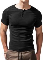 👕 babioboa lightweight men's henley ribbed sleeve shirt - ideal for clothing shoppers logo