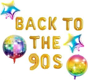 img 4 attached to 🎈 JeVenis 90s Balloon Banner and Party Decorations Set - Ideal for 90s Themed Parties and Throwback Birthdays"