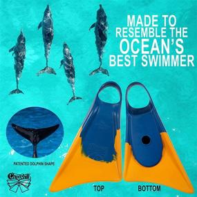 img 2 attached to 🏊 Churchill Makapuu Floating Fins: Enhanced Comfort and Performance Swim Flippers, 100% Natural Gum Rubber, Ideal for Swimming, Diving, Surfing, and Bodyboarding