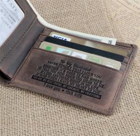 img 2 attached to 🎁 Custom Engraved Birthday Christmas Wallet