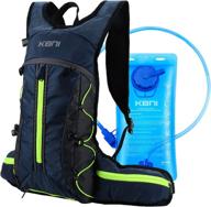 🎒 lightweight hydration backpack with 2l water bladder - kbni portable water pack for outdoor hiking, jogging, cycling, camping - includes led safety light логотип