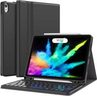 ✍️ black keyboard case for ipad air 4th gen and ipad pro 11 - detachable wireless keyboard - with pencil holder - flip stand cover for 1st gen ipad pro 11 and 10.9 inch ipad air 4 (2020) logo