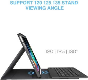 img 1 attached to ✍️ Black Keyboard Case for iPad Air 4th Gen and iPad Pro 11 - Detachable Wireless Keyboard - with Pencil Holder - Flip Stand Cover for 1st Gen iPad Pro 11 and 10.9 Inch iPad Air 4 (2020)