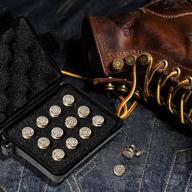 🔩 nioniu chicago screws rivets: premium metal fasteners for clothing, leather craft, and handbags - 12pcs logo