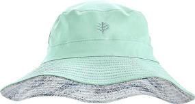img 1 attached to Coolibar Kids Landon Reversible Bucket: Double the Style for Boys' Accessories and Hats & Caps!