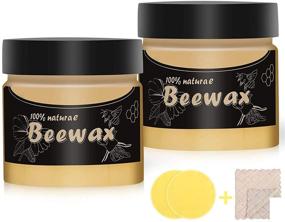 img 4 attached to 🪑 Premium Wood Furniture Polish Beewax (2 Pcs) with Multipurpose Benefits: Natural Wood Seasoning, Home Cleaning, Furniture Care, & Protection