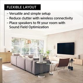 img 1 attached to 🎵 Sony HT-A9 7.1.4ch High Performance Home Theater Speaker System with 360 Reality Audio and Google Assistant Compatibility