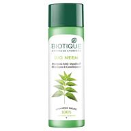 biotique margosa anti-dandruff shampoo & conditioner 190ml/6.42 fl.oz – achieve fresh, lustrous hair with natural body logo