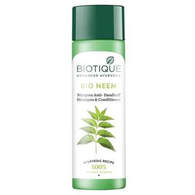 img 1 attached to Biotique Margosa Anti-Dandruff Shampoo & Conditioner 190ml/6.42 fl.oz – Achieve Fresh, Lustrous Hair with Natural Body