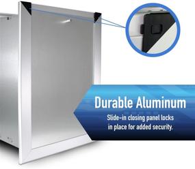 img 3 attached to 🚪 High-Quality Aluminum Wall-Mounted Dog Door - Extreme Dog Door Design