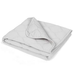 img 4 attached to 👶 Soft and Breathable TILLYOU Down Alternative Toddler Comforter Blanket - Perfect for Baby Boys and Girls, 39”x47”, Gray