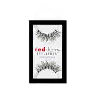 😍 premium red cherry #wsp false eyelashes - pack of 6 pairs logo