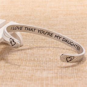 img 2 attached to 🌟 Btysun Inspirational Bracelets: Personalized Mantra Quotes Jewelry for Women & Teens - Perfect Birthday & Friendship Gift for Her