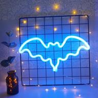 🔵 vibrant blue bet neon sign for kids birthday room decor - led night light & party decoration логотип