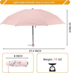 img 3 attached to Compact Umbrella Portable Protection Windproof