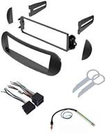 🚗 asc car stereo dash kit, wire harness, antenna adapter, and radio tool for easy installation of single din radios in vw volkswagen beetle vehicles - compatible vehicle list provided logo