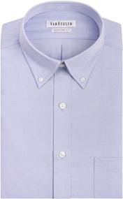 img 4 attached to Van Heusen Regular Button Pinpoint Men's Clothing Shirts