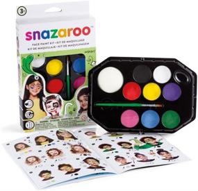 img 3 attached to 🎨 Snazaroo Face Paint Palette Kit: 11-Piece Rainbow Set for Vibrant Face Painting