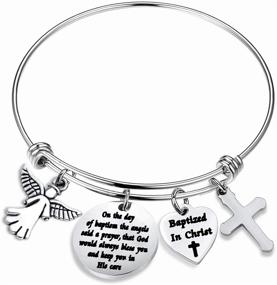 img 4 attached to WUSUANED Baptism Religious Bracelet Christian