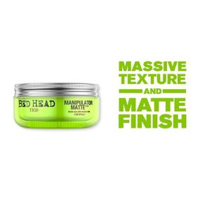 img 1 attached to 🔧 TIGI Bed Head Manipulator Matte Gel: Maximum Hold for Unisex - Texture, Frizz Control, Humidity Resistance - 2oz (Pack of 1)