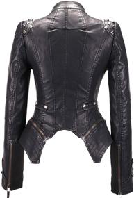 img 3 attached to Chouyatou Women's Fashion Studded Shaping Clothing: Coats, Jackets & Vests for Perfect Style
