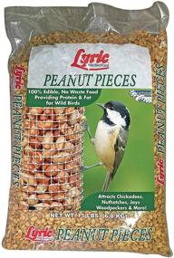 img 4 attached to 15lb Wild Bird Food - Lyric 2647463 Peanut Pieces - Enhance Nutrition for Birds
