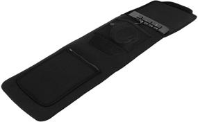 img 2 attached to 🔌 KuRoKo Keyboard Neoprene Sleeve Case - Up to 18 Inches - With Wireless Mouse Storage & Cable and Charger Pouch (Black)