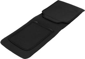 img 3 attached to 🔌 KuRoKo Keyboard Neoprene Sleeve Case - Up to 18 Inches - With Wireless Mouse Storage & Cable and Charger Pouch (Black)