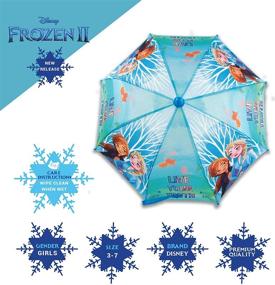 img 1 attached to 👑 Зонтик для девочек Disney Frozen Anna - Оставайтесь сухими вместе с принцессой Анной в каждом дождливом приключении!