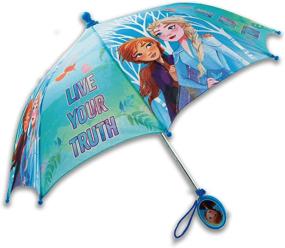 img 4 attached to 👑 Зонтик для девочек Disney Frozen Anna - Оставайтесь сухими вместе с принцессой Анной в каждом дождливом приключении!