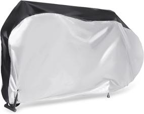 img 4 attached to 🚲 Acelane Waterproof Bicycle Cover - Indoor Outdoor Storage, Windproof Rain Cover for 29 inch Mountain Road Bike Cruiser Scooter - All Season & All Weather, UV 50+ Protection, Lock Hole & Carry Bag