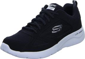 img 4 attached to Skechers Mens Dynamight Fallford Black