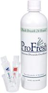 🌬️ набор для поддержания свежести profresh® на 2 недели: 1 бутылка, активатор pac™ и чиститель языка. логотип