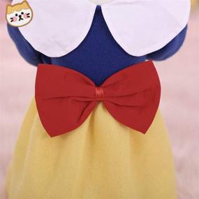 img 2 attached to Snow White Dog Costume: Perfect Holiday Xmas Princess Dressshirt for your Puppy!