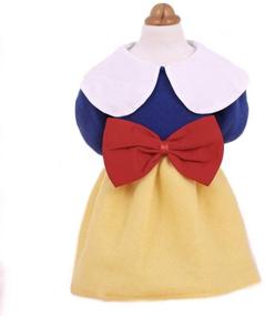 img 3 attached to Snow White Dog Costume: Perfect Holiday Xmas Princess Dressshirt for your Puppy!