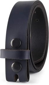 img 4 attached to 🧔 Vintage Distressed Leather Men's Accessories and Interchangeable Belt Buckles