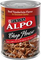 🐶 purina alpo chop house adult wet dog food with gourmet gravy - (12) 13 oz. cans logo