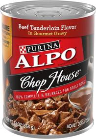 img 4 attached to 🐶 Purina ALPO Chop House Adult Wet Dog Food with Gourmet Gravy - (12) 13 oz. Cans