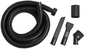 img 4 attached to 🚗 CRAFTSMAN CMXZVBE38662 1-1/4 in. Wet/Dry Vac Car Cleaning Kit, Automotive Detailing Accessories for Shop Vacuums - Black