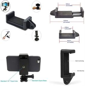 img 1 attached to 📱 Universal Phone Video Stand: Overhead Camera Mount for iPhone, Samsung - Ideal for Live Streaming, Baking, Crafts, Tutorials, Online Lessons