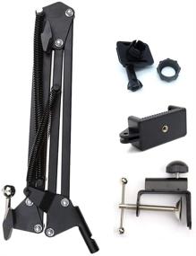 img 3 attached to 📱 Universal Phone Video Stand: Overhead Camera Mount for iPhone, Samsung - Ideal for Live Streaming, Baking, Crafts, Tutorials, Online Lessons