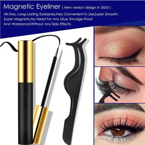 img 1 attached to 2020 Upgrade: BEENLE Magnetic Eyelashes Kit - Magnetic Eyeliner with 2 Tubes & 5 Pairs of 6 Magnets Magnetic Eyelashes – Natural Look, No Glue Needed