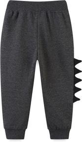 img 3 attached to 🦖 Bumeex Dinosaur Toddler Boys' Clothing Sweatpants Pants